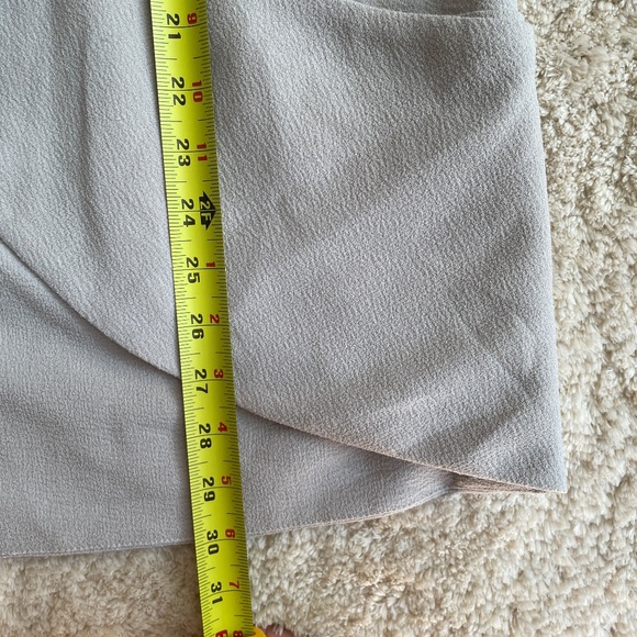 ARITZIA Wilfred Size 4 Chevalier Open Front Jacket Blazer Gray Crepe Lightweight - Picture 8 of 9